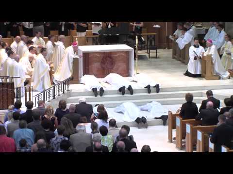 Fr. jared johnson and joseph evinger share their thoughts 20 minutes prior to ordination as roman catholic priests.
