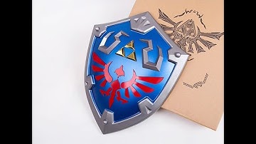 Hylian Shield Metal Shield Cosplay 1:1 Size The Legend of Zelda Cosplay Tears of the Kingdom