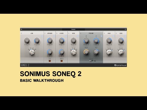 SonEQ 2 Basic Walkthrough - Sonimus