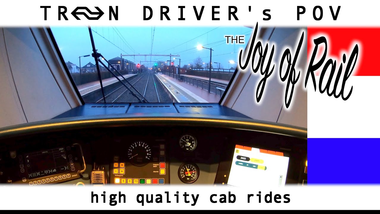 Zo ontstaat vertraging: deurstoring TRAIN DRIVER'S POV Vathorst - Amsterdam SLT 27feb 2020