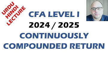 Continuously Compounded Return | Finance with MAR