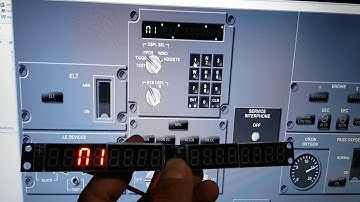 IRS Display with 7 segment module for Prosim737