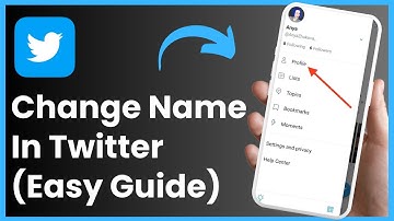 How To Change Name On Twitter - EASY GUIDE !