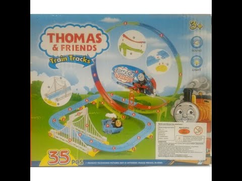 Mainan Kereta - Thomas & Friends Train Track 35pcs - YouTube
