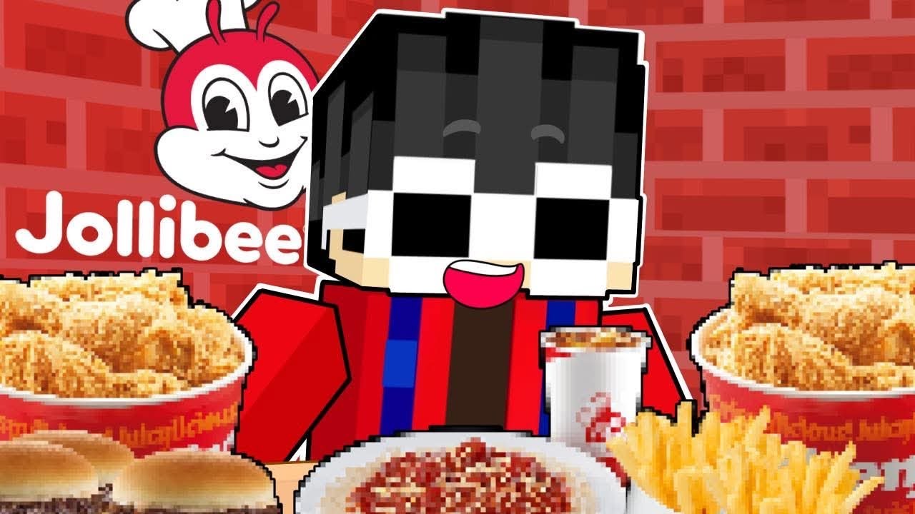 Eating ONLY Jollibee for 24 Hours in Minecraft...