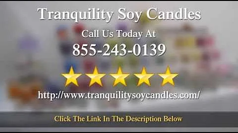 Tranquility Soy Candles Barrington          Exceptional           Five Star Review by RI