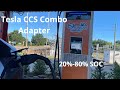Tesla CCS Combo Adapter: Charging 20%-80% | The EV Geek