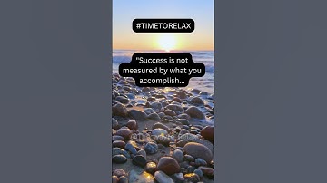 Overcoming Obstacles: The True Measure of Success | The Way You Relax