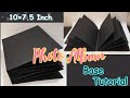 How to make photo album base easy way  big scrapbook base tutorial with many pages