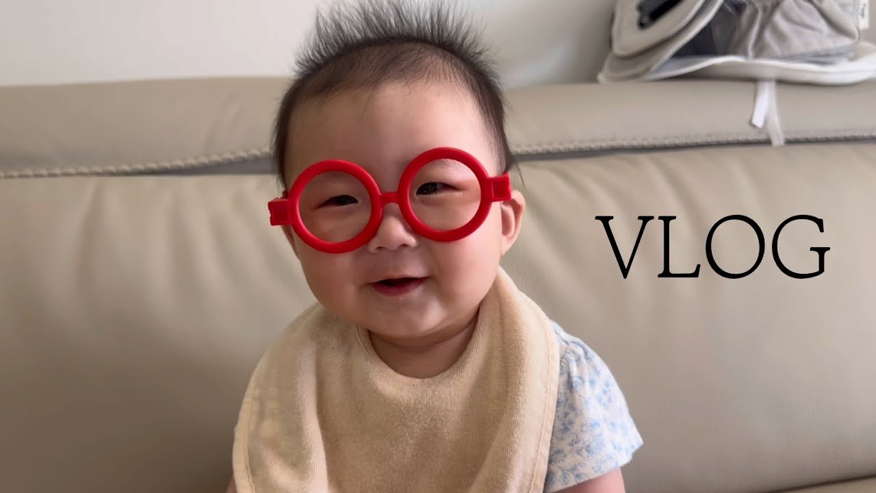 [VLOG] 둘쨰 딸 200일 기념 가족사진 찍기(다크룸2f, 코스트코, 탐진강면사무소, 둘째랑 병원놀이, 첫째 치과검진)