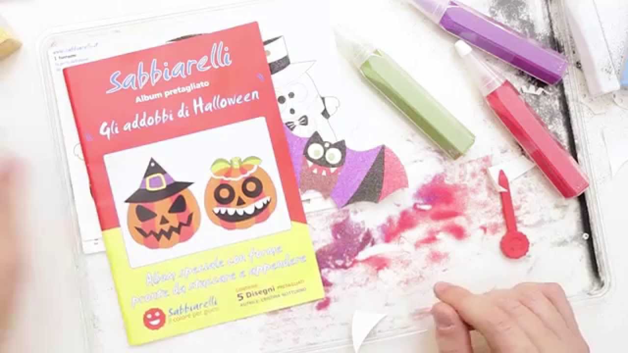 Decorazioni di halloween per casa con i sabbiarelli: tutorial youtube Decorazione di casa