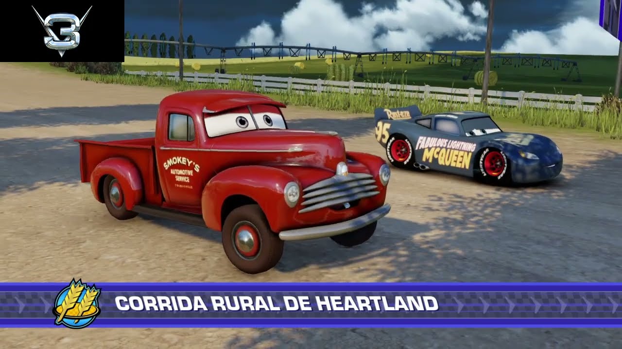 Carros 3: Correndo para Vencer - Início de Gameplay - Primeiras corridas! - Parte 01