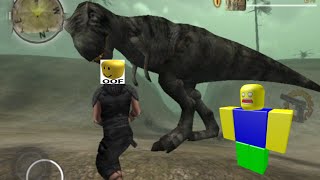 If I die the video ends.... (dinosaur assassin online evolution) screenshot 5