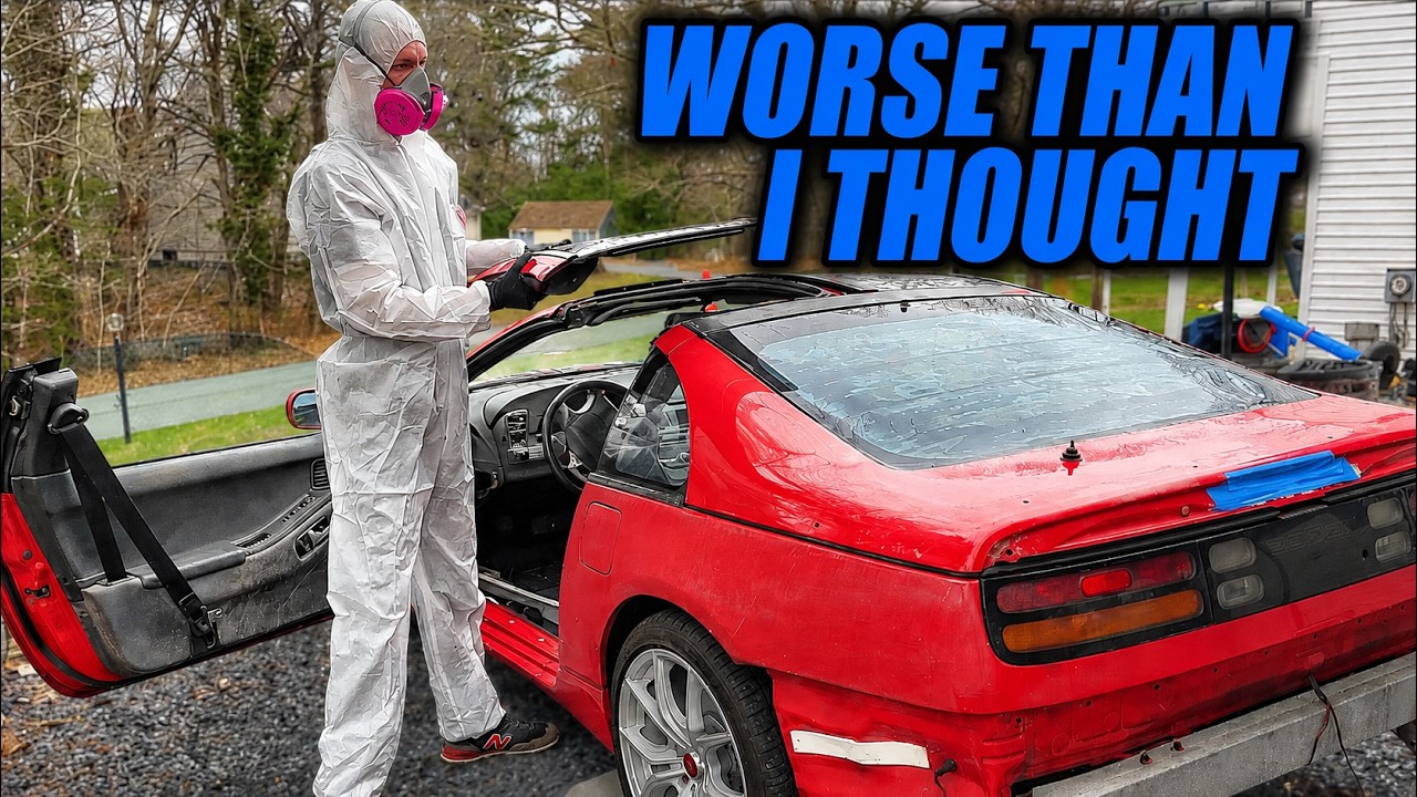 ぼろぼ The Disgusting Reality of this Abandoned 300ZX Interior | Deep