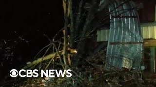 Deadly tornadoes sweep across the South, creating trail of destruction