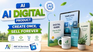 Create Once, Sell Forever: Digital Product Blueprint | A&F AI Services 🚀