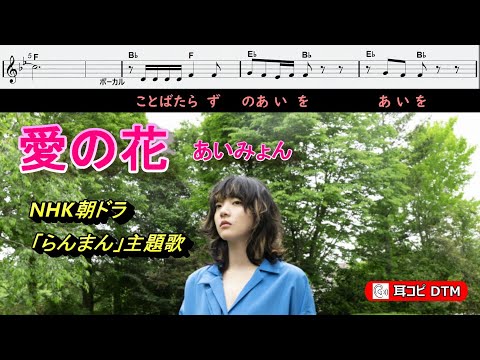 【愛の花】あいみょん　朝ドラ「らんまん」主題歌　☆メロ楽譜・コード・歌詞付き