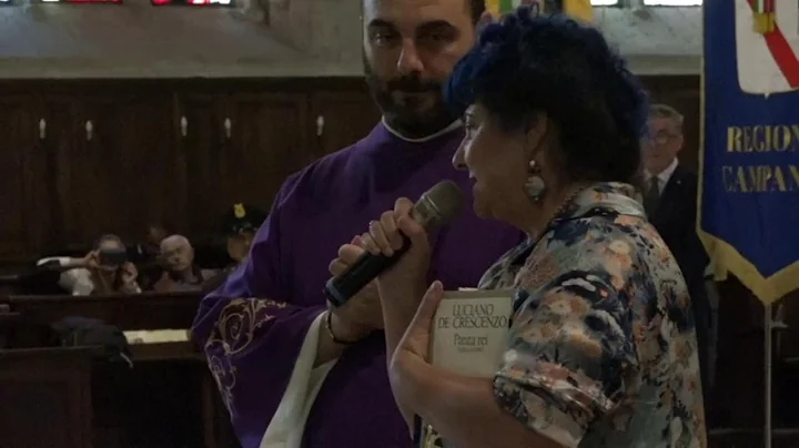 Funerali di De Crescenzo, Laurito: "Mi hai illumin...