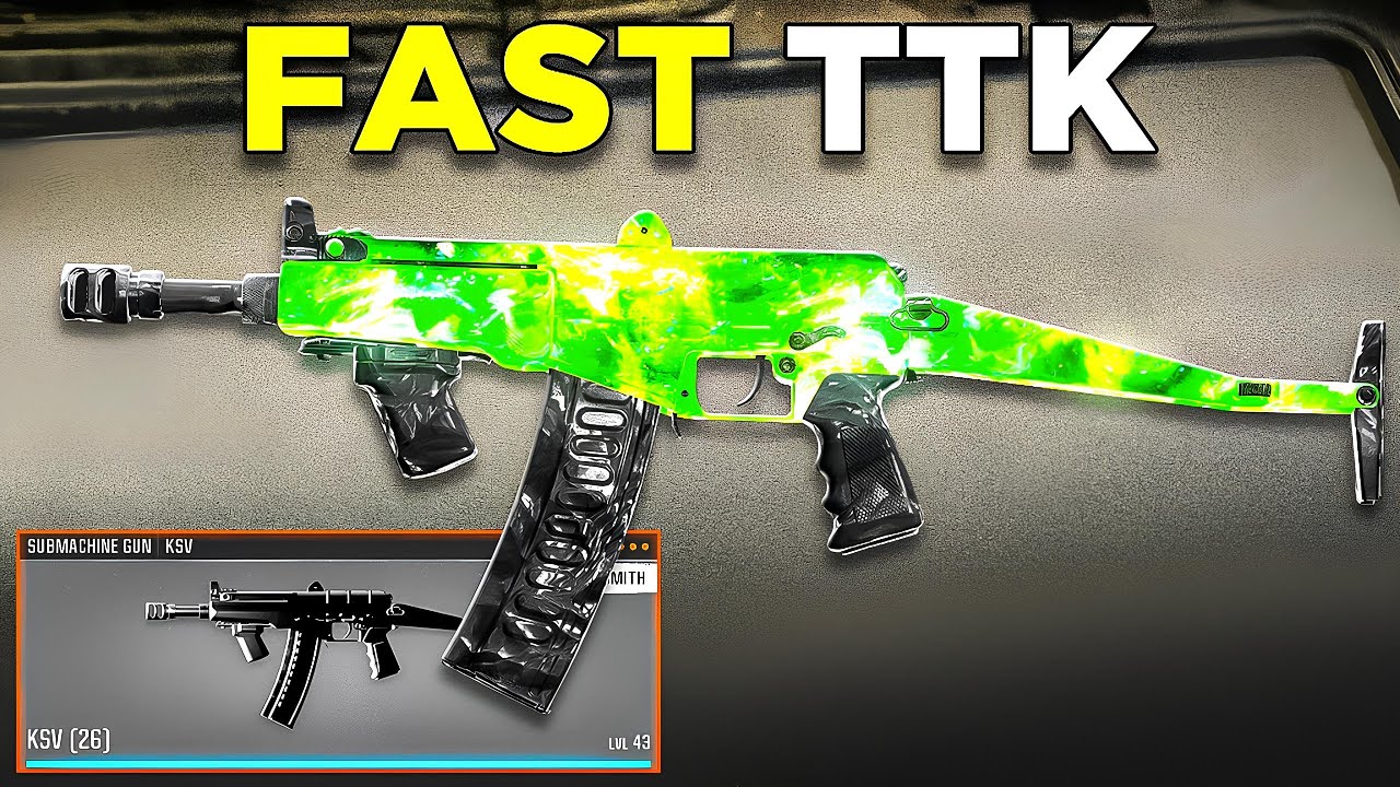 This is the NEW Fastest TTK KSV CLASS IN BO6! (IT IS META) 👑 YouTube