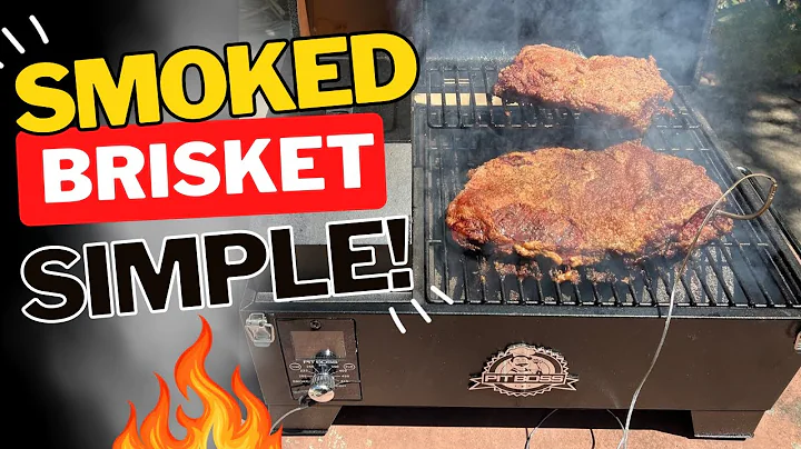HOW TO Smoke a Brisket on a Pit Boss Portable Tabletop Pellet Grill