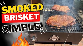 HOW TO Smoke a Brisket on a Pit Boss Portable Tabletop Pellet Grill