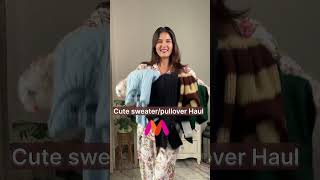 Cute sweater/pullover haul #myntra #swatirathi #viralvideo #shorts #youtubeshorts #viral #winter screenshot 1