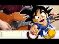 Mi corazn encantado  dragon ball gt  guitarra tutorial  cover