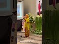 Pembacaan Doa di acara Reuni Batch Cantik yg ke 33 tahun