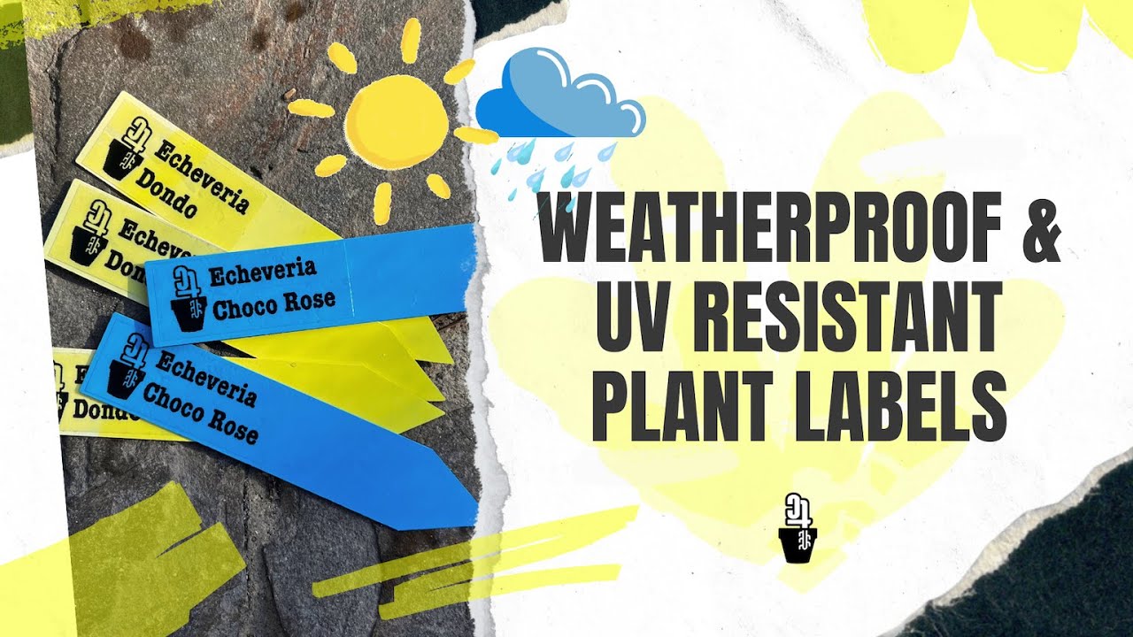Weatherproof & UV Resistant Plant Labels - TCS030