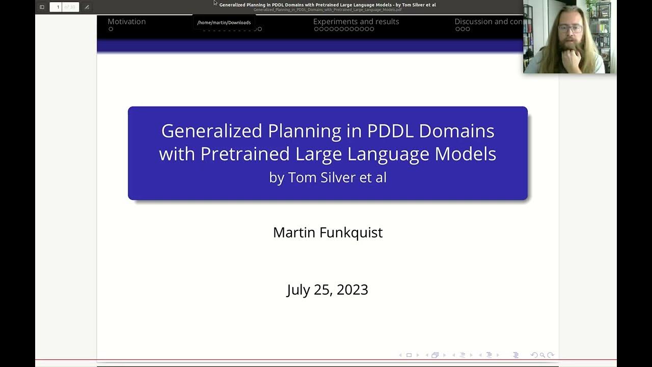 Generalized Planning in PDDL Domains with Pretrained Large Language
