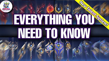 Talent System Explained || Mobile Legends Talent System Guide 2022 | Mobile Legends New Update