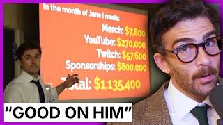 Ludwig Reveals His June Revenue | Hasanabi Reacts
