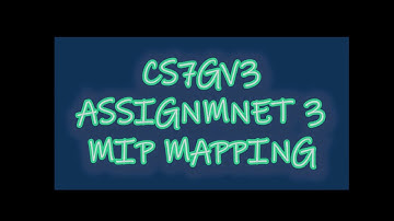 CS7GV3||Assignment 4|| Mip Mapping