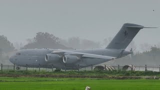 RAAF C-17 GLOBEMASTER A41-207 TAKE OFF  BUTTERWORTH