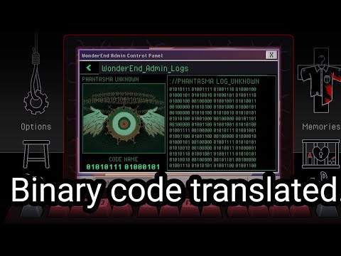 Wonderend 0 binary code translated