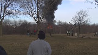 Neighbors on edge after explosions, fire at propane company