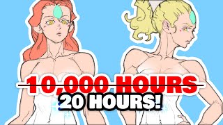 THE 10,000 HOUR RULE IS WRONG (it only takes 20h)