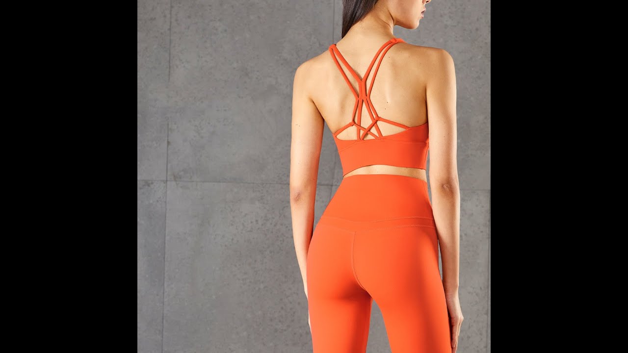 Fitness Cross Back Strappy Longline Tops