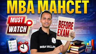 MBA MAHCET 2026: Last Minute Dos & Don’ts | Strategy & Preparation Tips