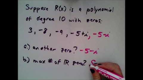 Linear factors theorem and conjugate zeros theorem