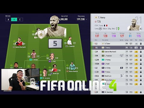 FIFA ONLINE 4: Trải Nghiệm ÔNG HOÀNG TỐC ĐỘ T. Henry ICON +5 & Kèo Khủng Đi Chợ 100 Tỷ MAX BING