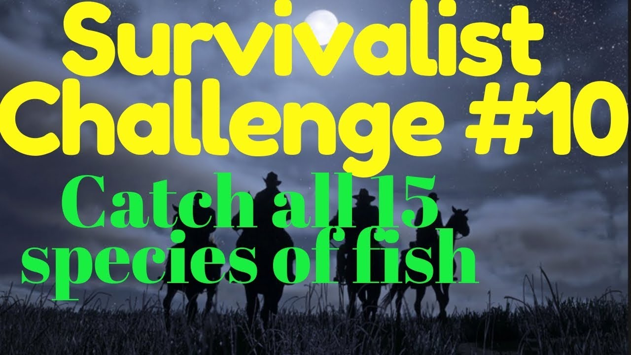 Red Dead Survivalist 10 Catch 15 species fish - YouTube