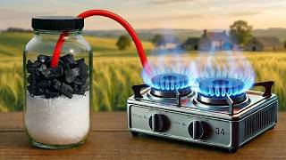 Millions Don’t Know This 😱 Turn Charcoal and Salt Into a Free Homemade Heat Source
