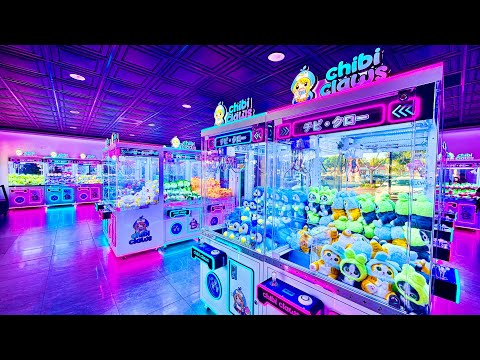Claw Machines! Chibi Claws FULL Arcade Walkthrough! (Garden Grove, California)