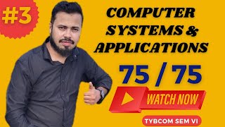 #3 COMPUTER SYSTEMS & APPLICATIONS for TYBCOM | E-Commerce | Excel | Visual Basic | TYBCOM SEM 6