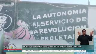 Cochabamba | Estudiantes denuncian a docente universitario por acoso sexual