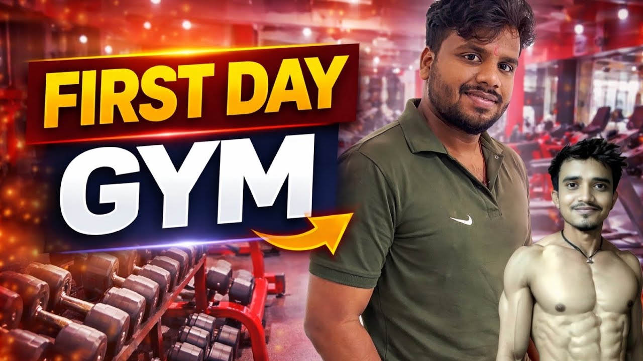 FIRST DAY GYM 💪 | Aaj Se Body Transformation Start | KULDEEP PARMAR VLOGS 