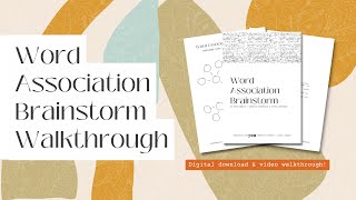 Word Association Brainstorm Walkthrough