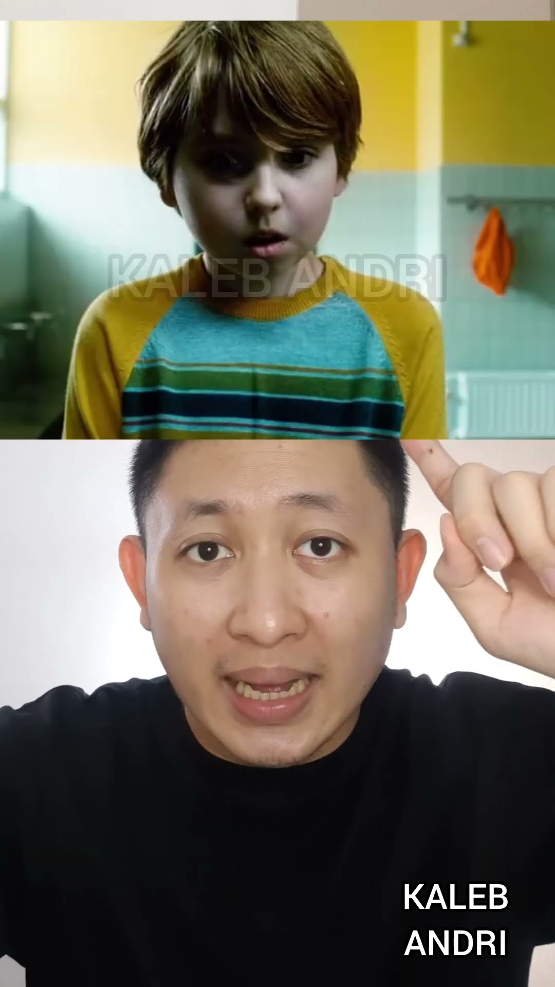 BOCIL DIBAKAR OTAK TEMANNYA SAAT BUANG AIR KECIL | Kaleb Andri #shorts #storytime