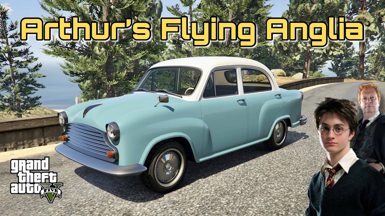 How To Make Arthur Weasley’s Ford Anglia (Harry Potter 2) On GTA 5 | Hana x Bana
